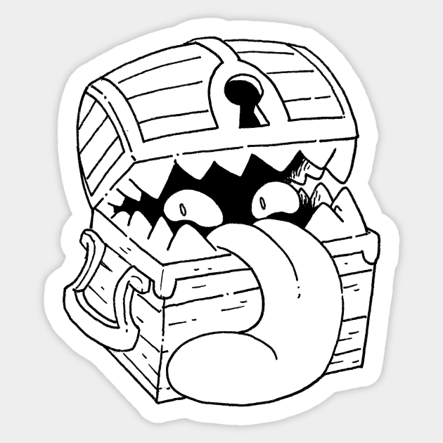 Mimic DQ transparent Sticker by exeivier